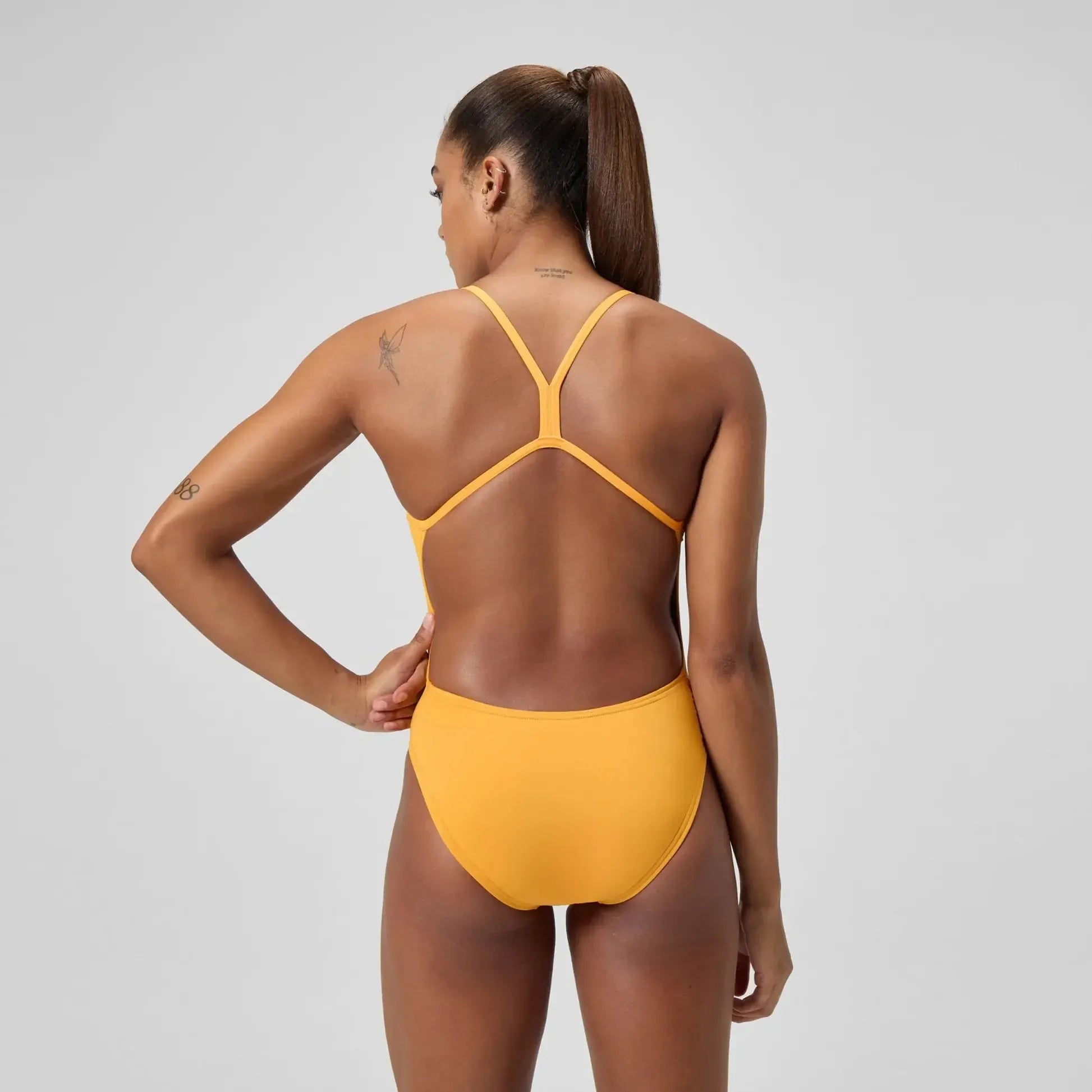 Speedo Women's Solid V-Back One Piece