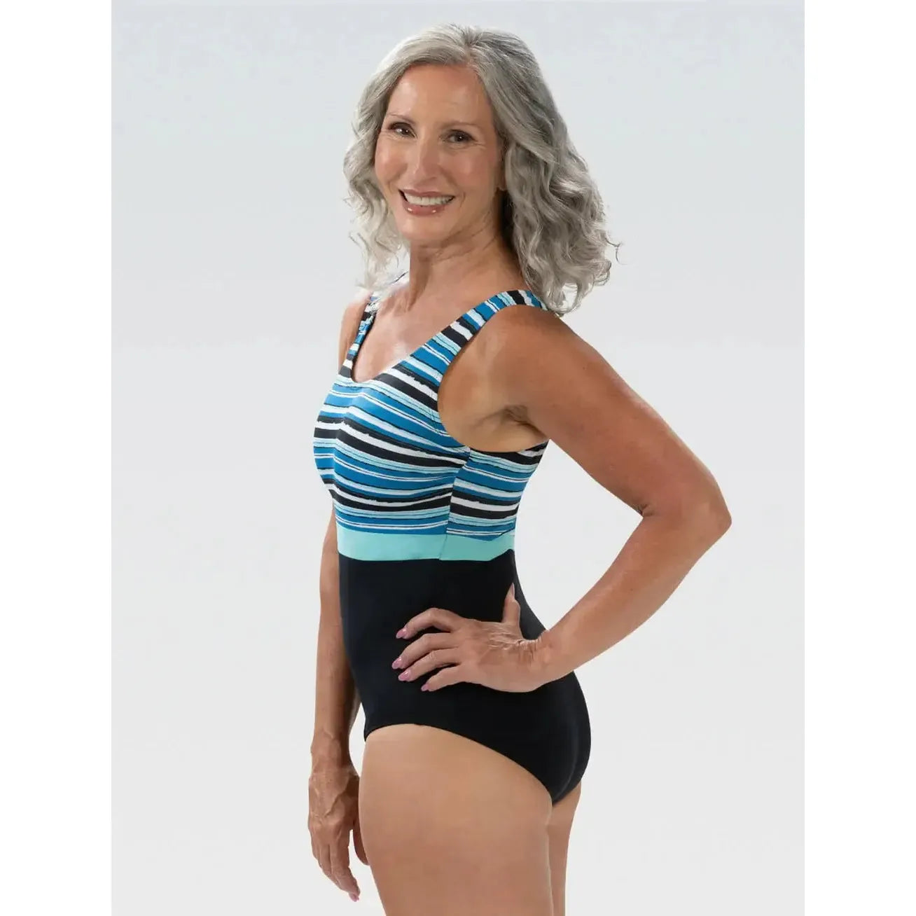 Aquashape Women's Moderate Scoop Back One Piece