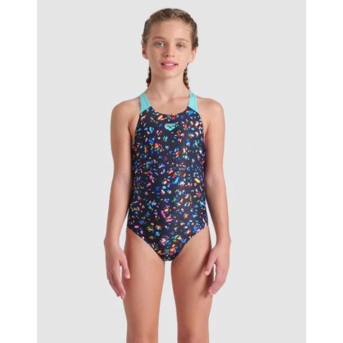 Arena Girl's Junior Confetti Pro Back One Piece