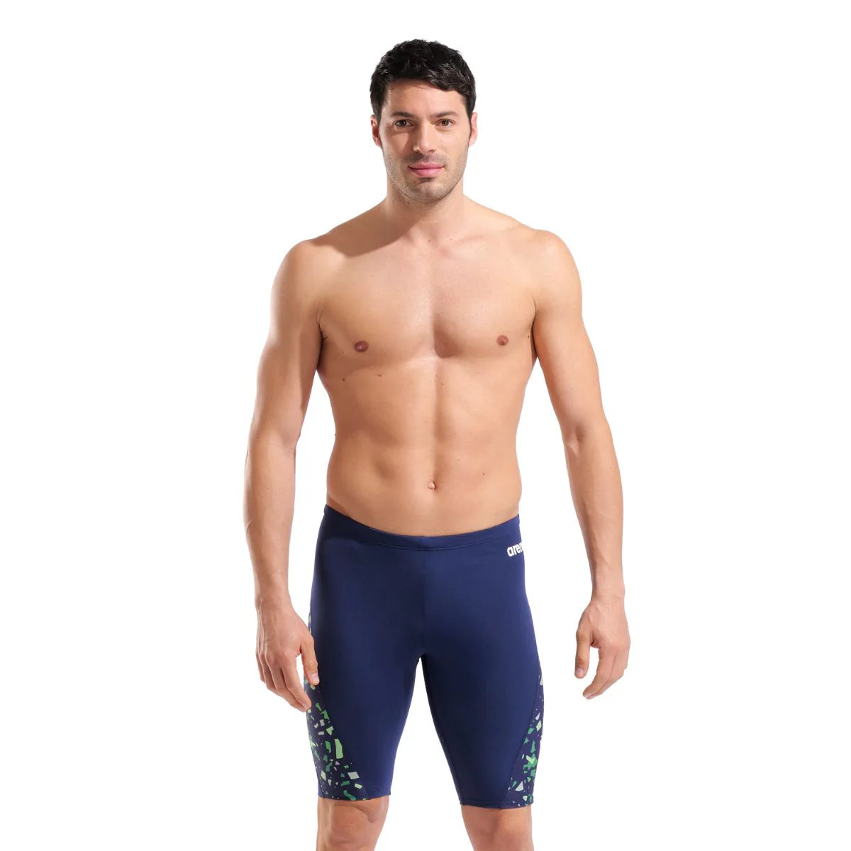 Arena Men's Confetti Swim Jammer | Blue Green