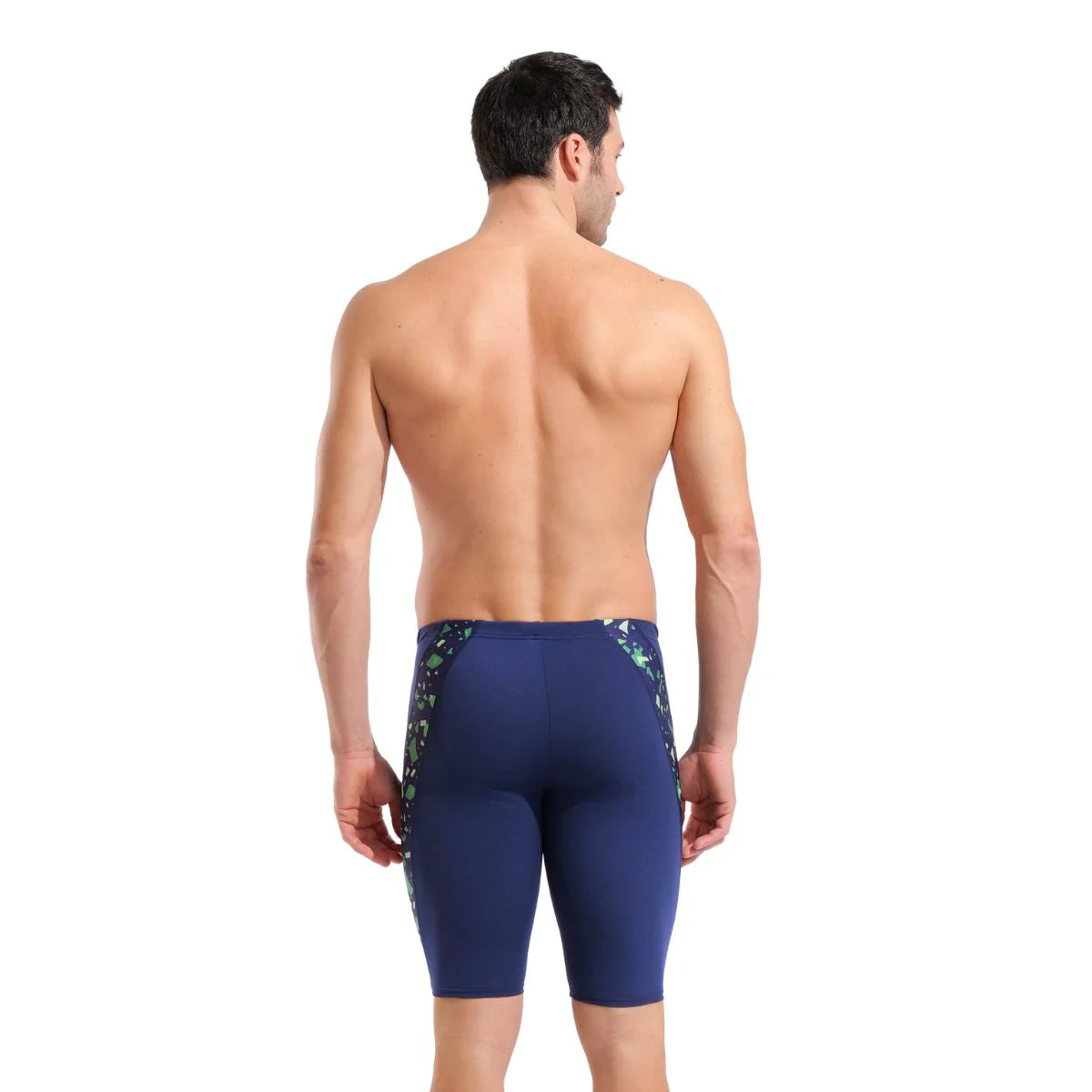 Arena Men's Confetti Swim Jammer | Blue Green