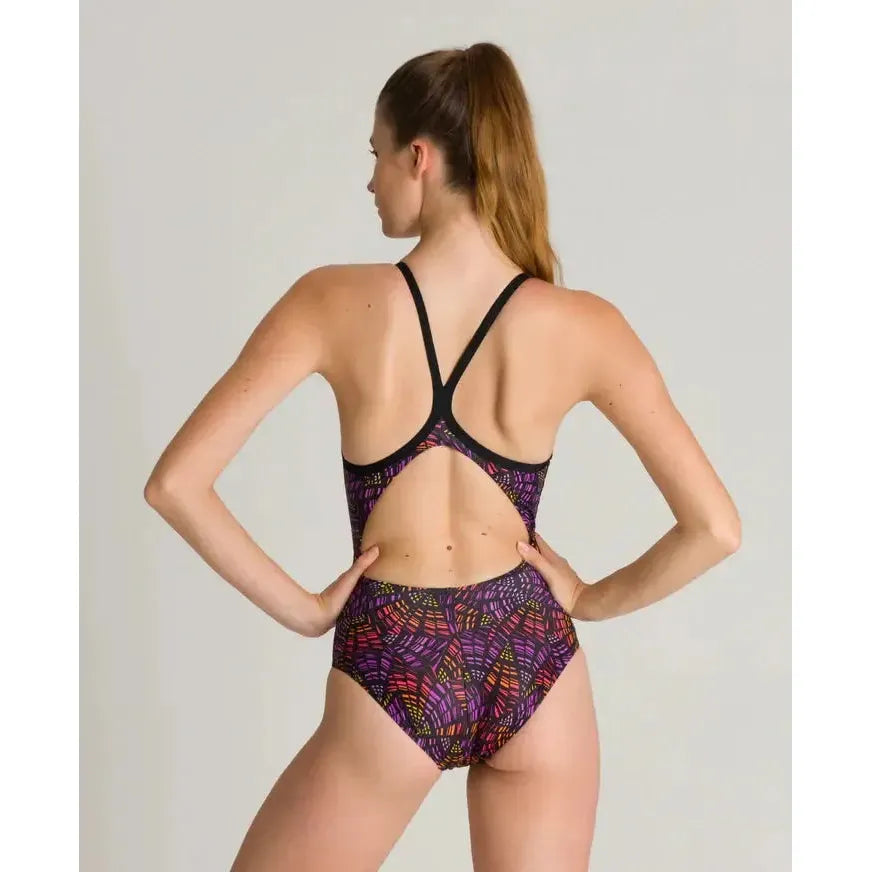 Arena Women's Abstract Mosiac Light Drop One Piece