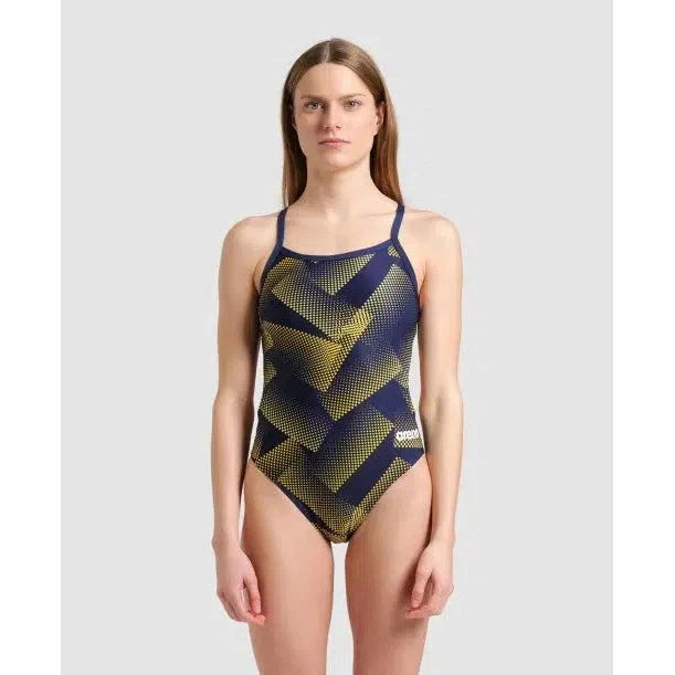 Arena Women's Halftone Challenge Back One Piece