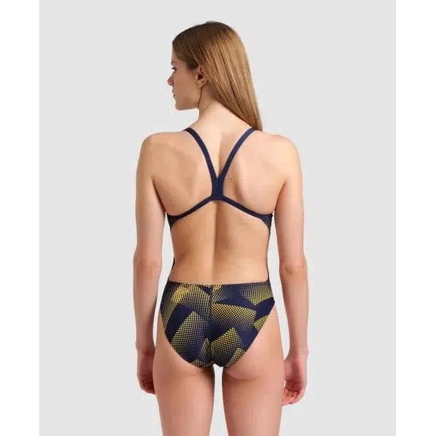 Arena Women's Halftone Challenge Back One Piece