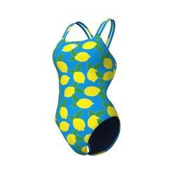 Arena Women's Lemons Lace Plus Back One Piece