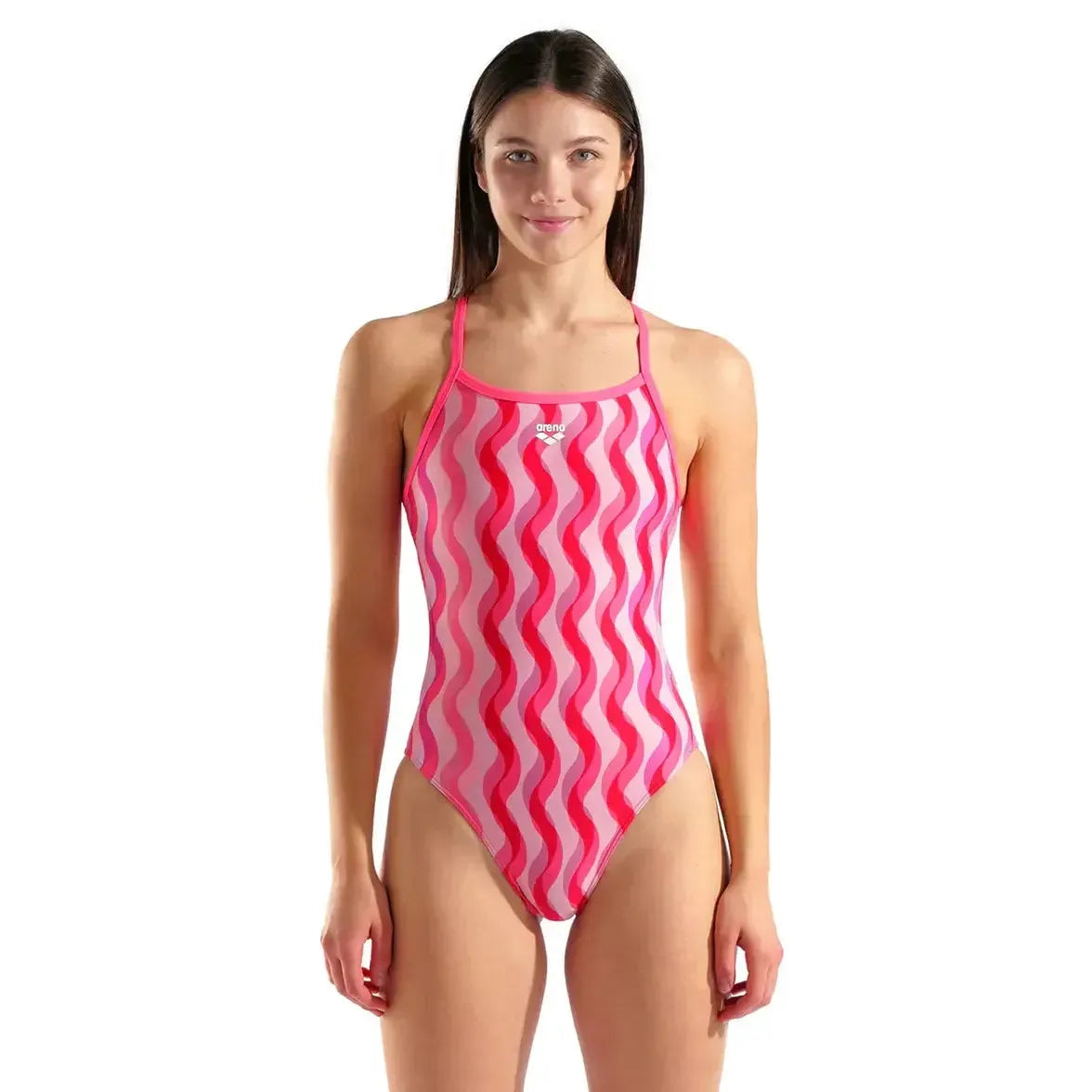 Arena Women's Ripple Print Challenge Back One Piece