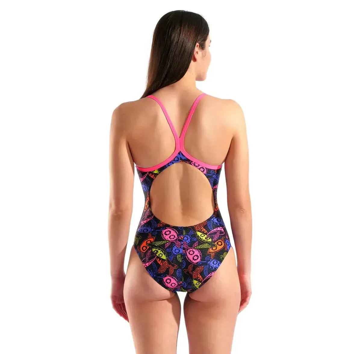 Arena Women's Sea Turtles Light Drop Back One Piece