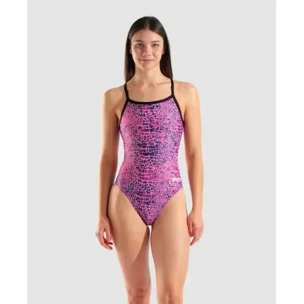 Arena Women's Snakeskin Challenge Back One Piece