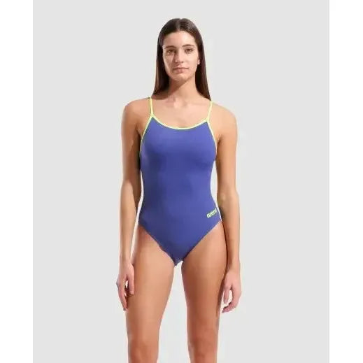 Arena Women's Swimsuit Lace Back Solid One Piece
