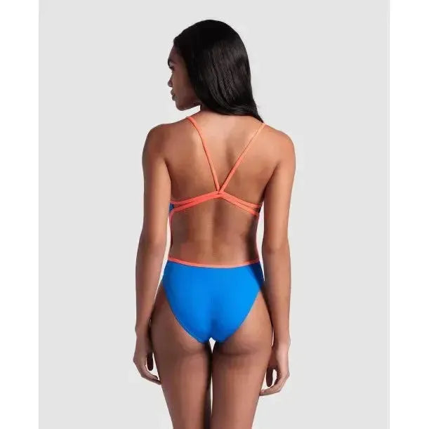 Arena Women's Swimsuit Lace Back Solid One Piece