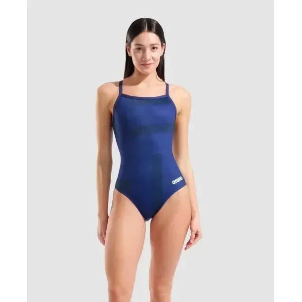 Arena Women's Swimsuit arena Grid Lightdrop Back