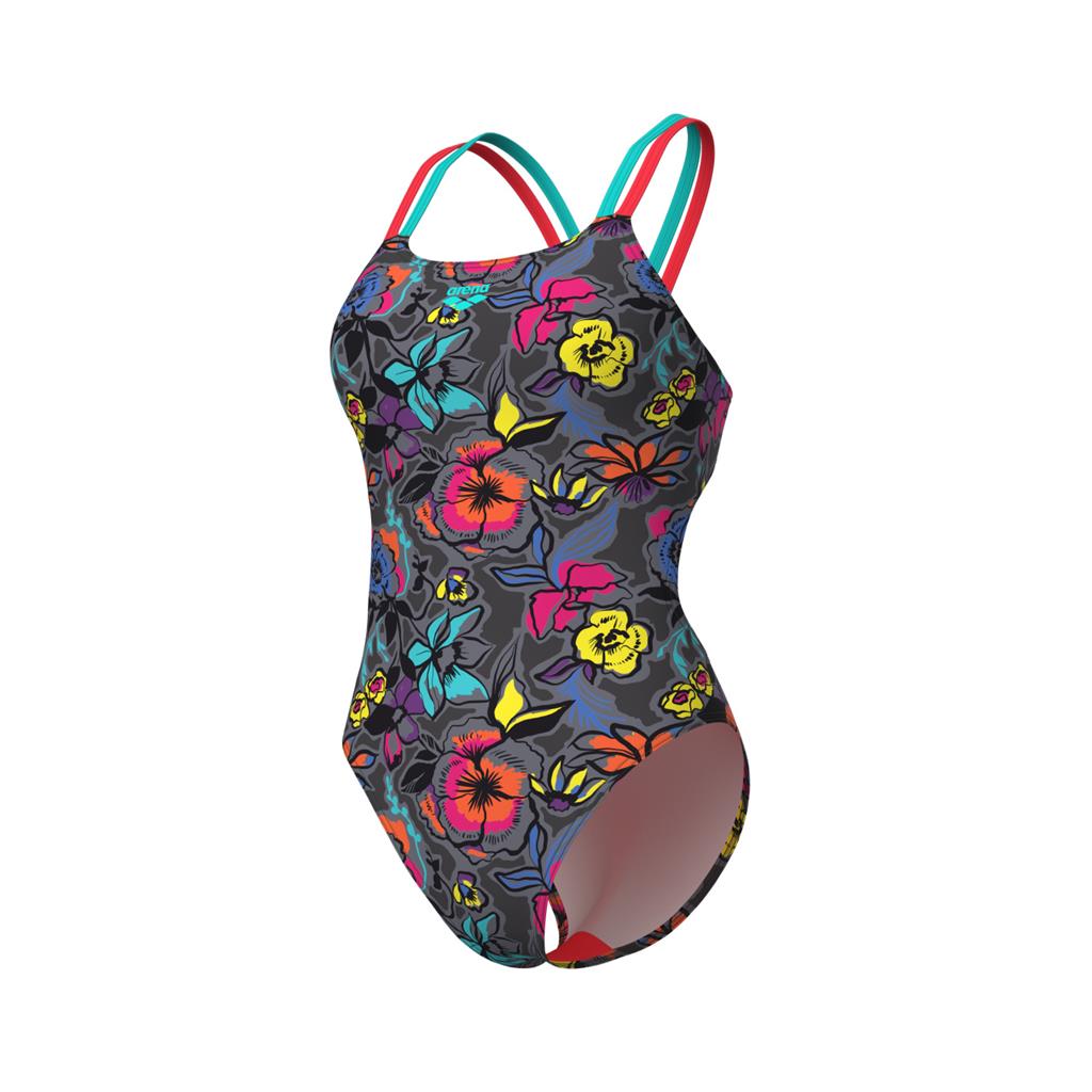 Arena Women's Vivid Repeat Lace Plus Back One Piece