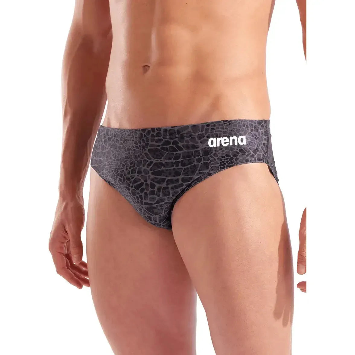 Berkner Speedo Men's Snakeskin Briefs w/ Logo