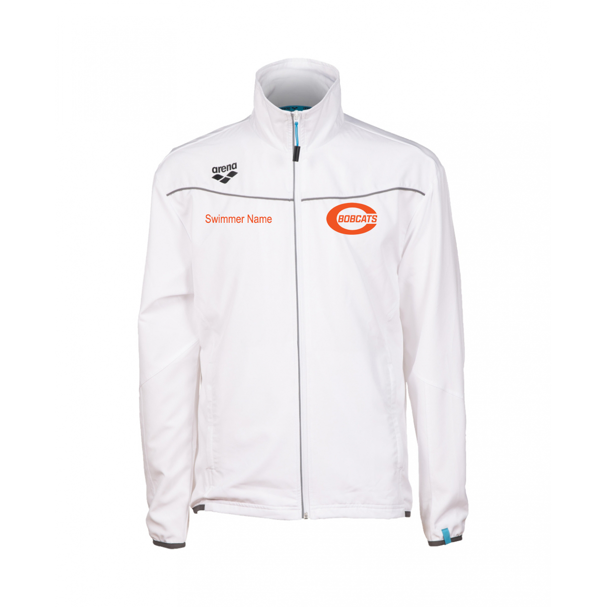 Celina HS White Arena Team Sports Panel Jacket w/ Embroidered Name and Logo