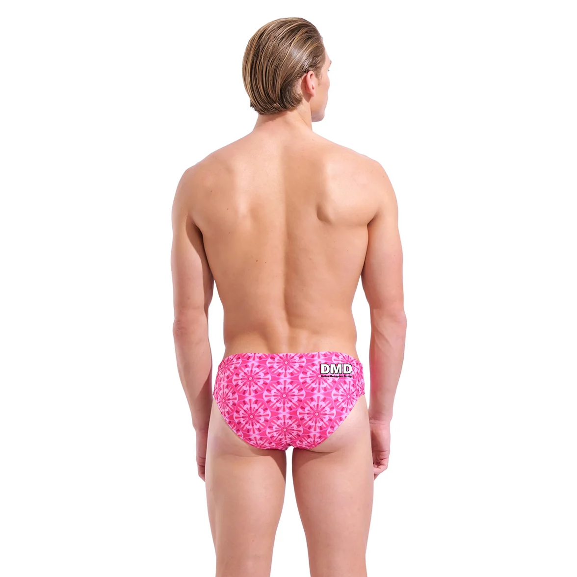 Dallas Metroplex Diving Floral Swim Briefs w/ Embroidered Logo