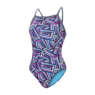 Dolfin Uglies Women's Print V-Back One Piece
