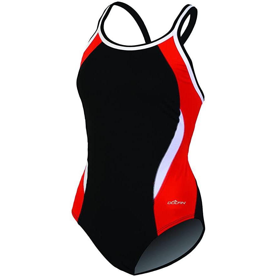 Dolfin Women's Color Block DBX Back One Piece