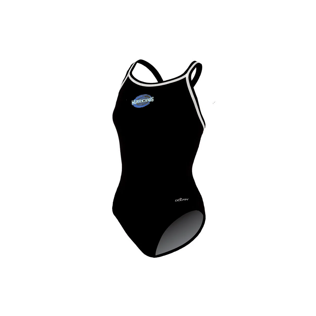 Highland Shores Hurricanes Dolfin Reliance Solid DBX Back w/ Logo