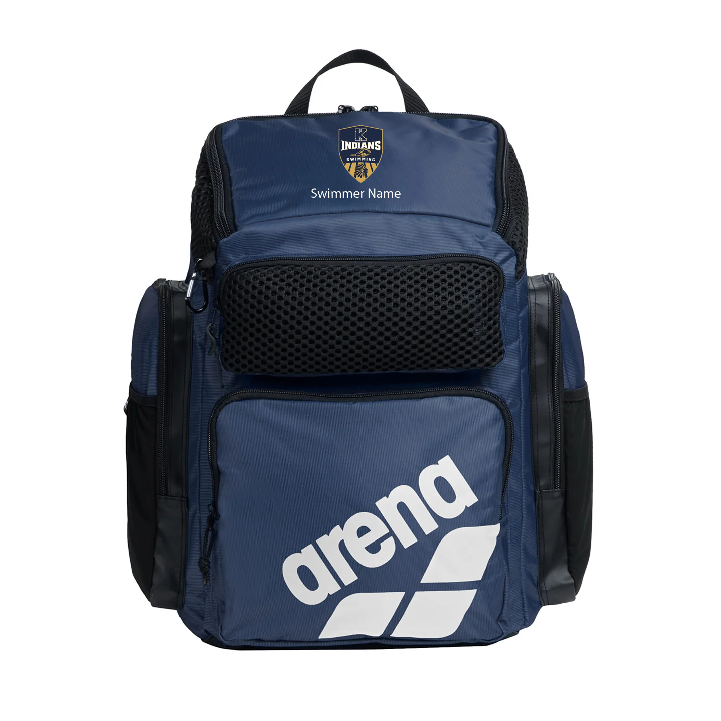 Keller Indians HS Arena One Go Navy Backpack w/ Embroidered Logo