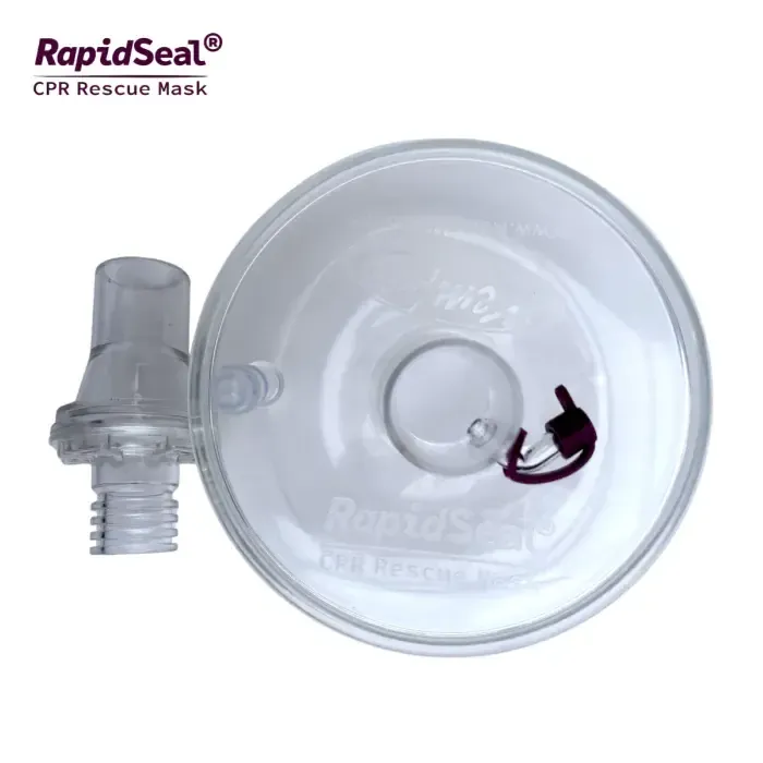 Kemp USA RapidSeal® Resuscitation CPR Mask with O2 Port