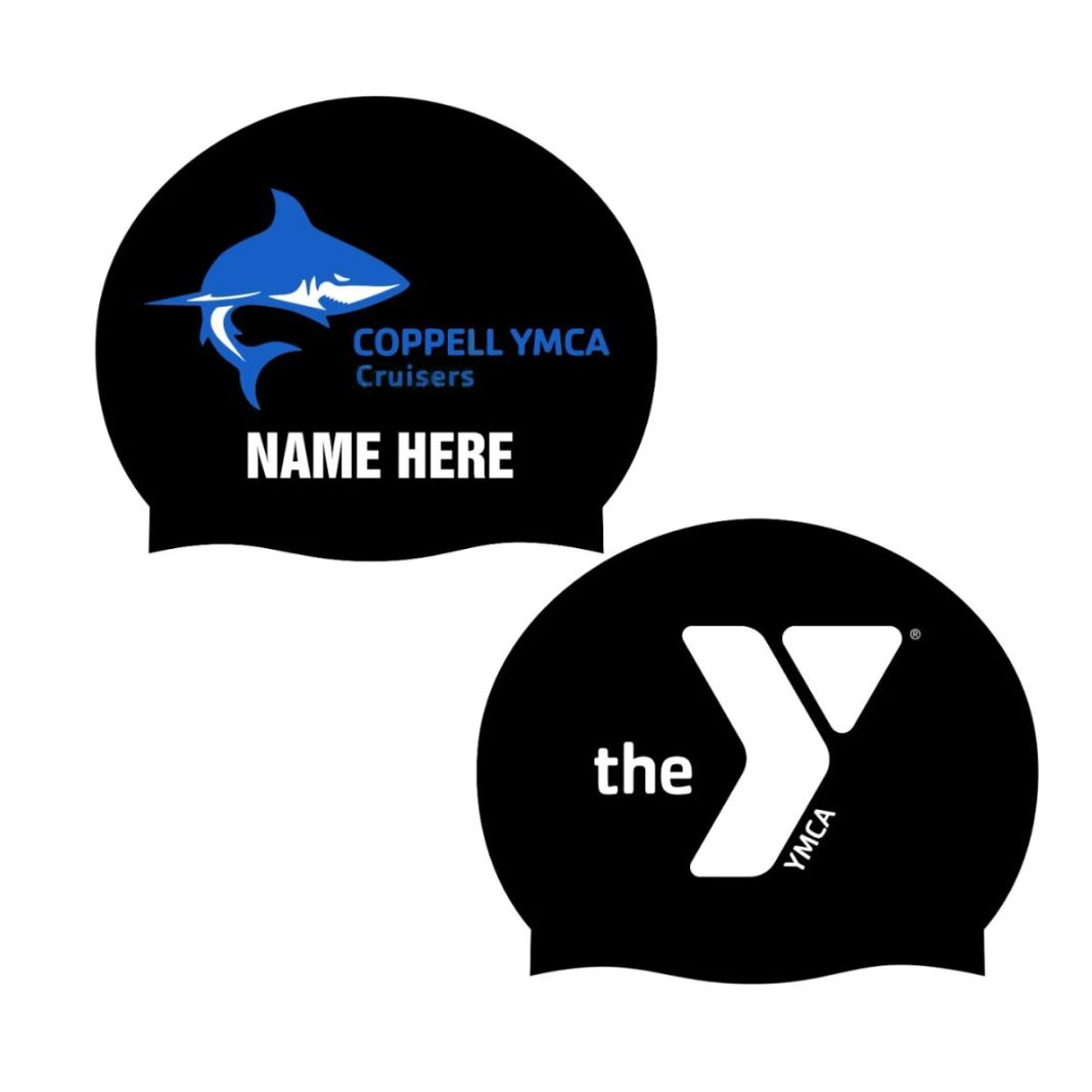 (Pre-Order) 2x Coppell YMCA Silicone Caps w/ Team Logo And Name