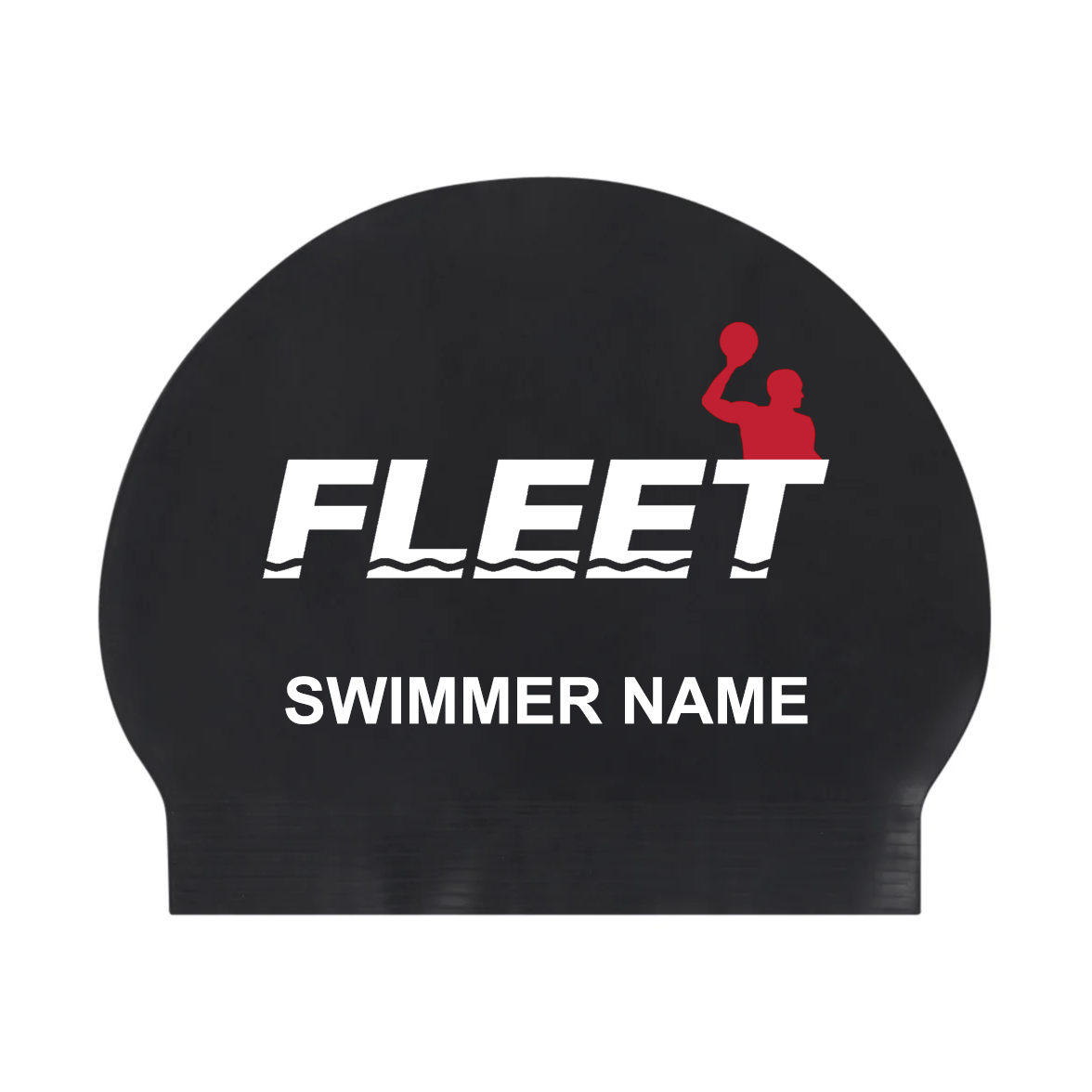 (Pre-Order) 2x FLEET Latex Water Polo Caps w/ Team Logo And Name