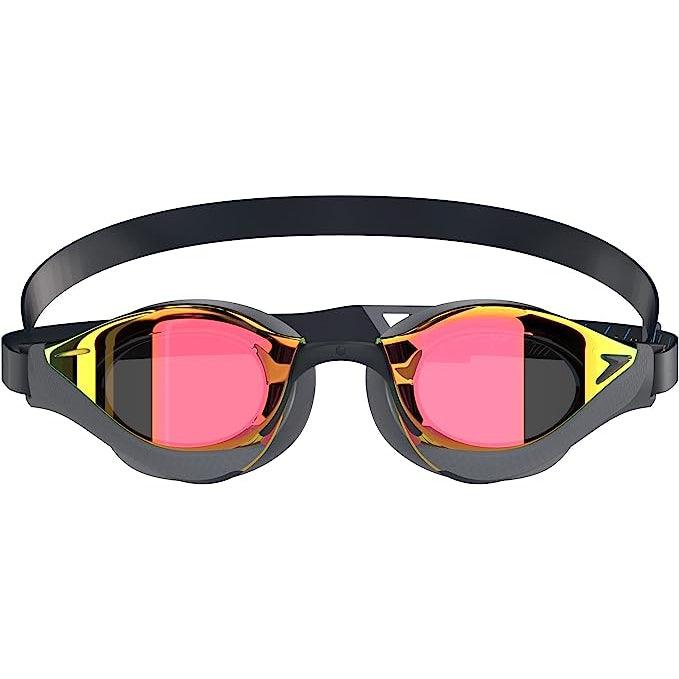 Speedo Fastskin Pure Focus Mirrored Goggle - Black / Red