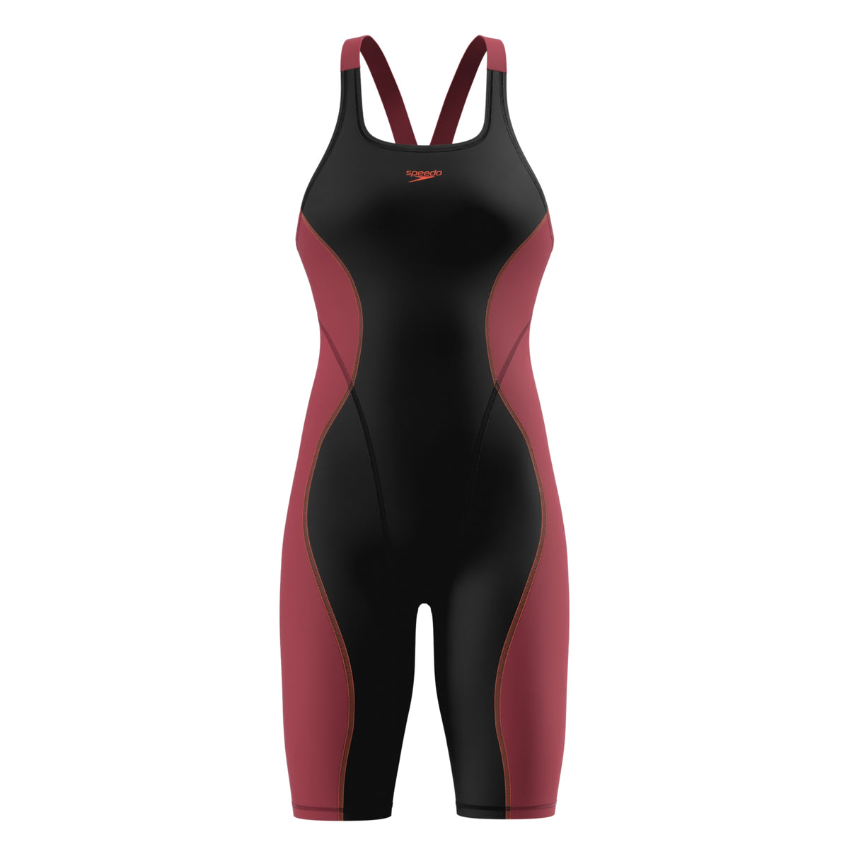 Speedo Women's Hyperspark Solid Openback Kneeskin Tech Suit