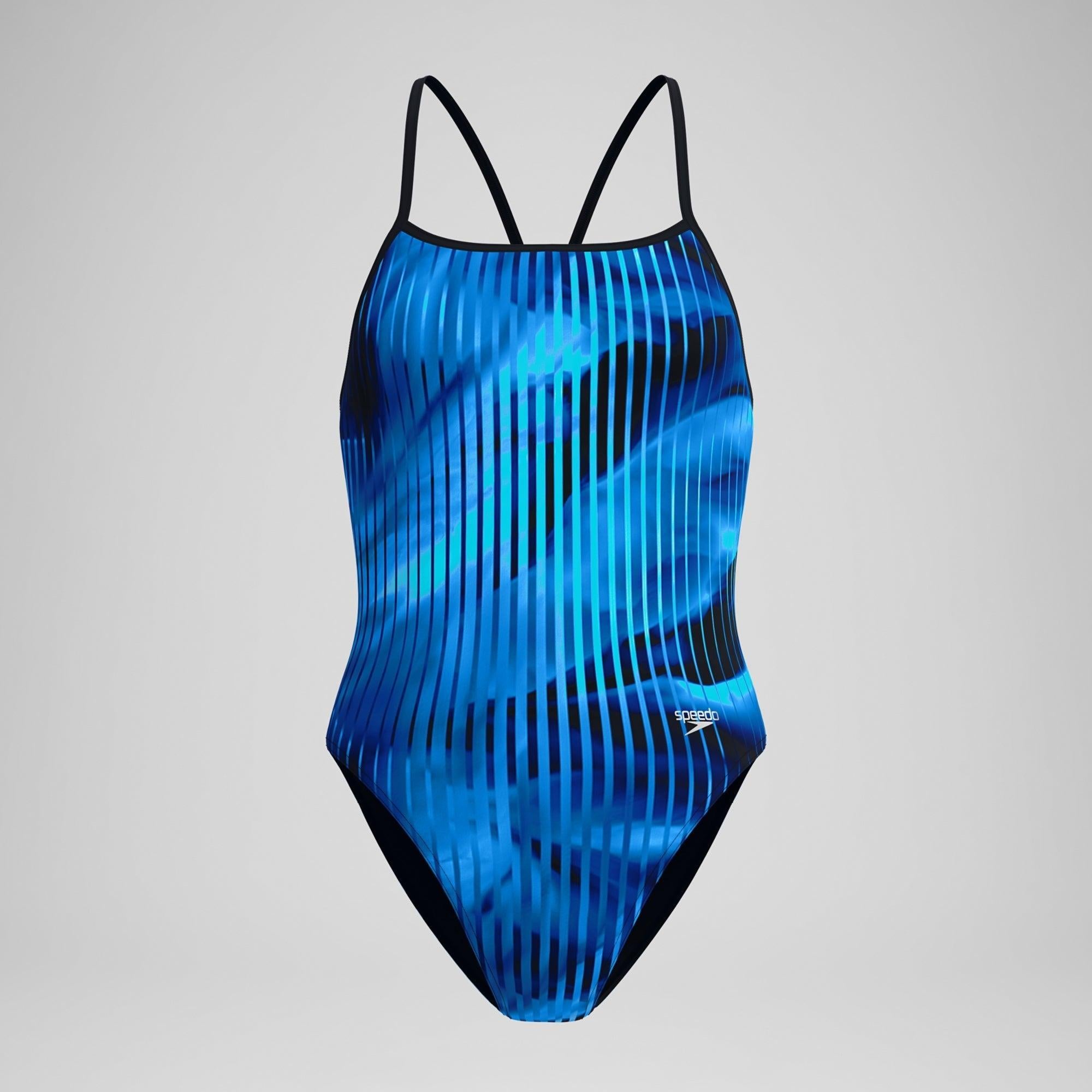 Speedo Women's Linear Lava Turnback One Piece