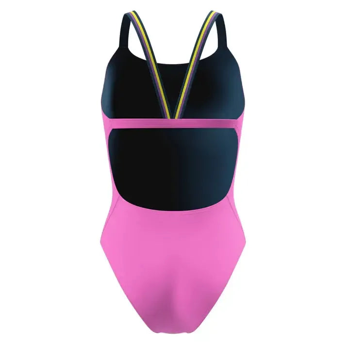 Speedo Women's Solid Comfort V-Back Swimsuit