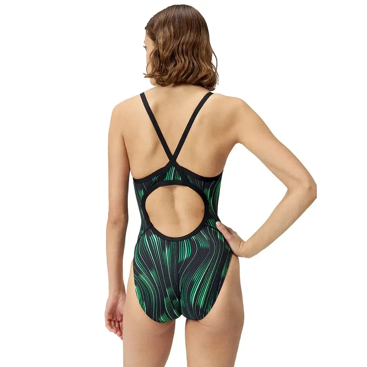 Speedo Women's Space Train Flyback One Piece