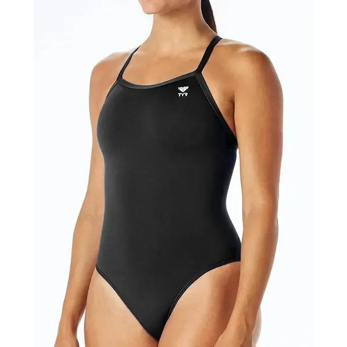 TYR Girl's Solid Diamondfit One Piece