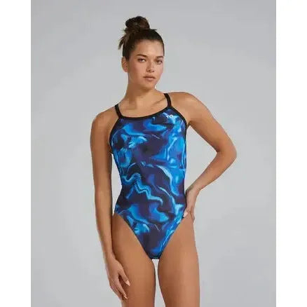 TYR Women's Waveform Durafast Elite Diamondfit Swimsuit One Piece