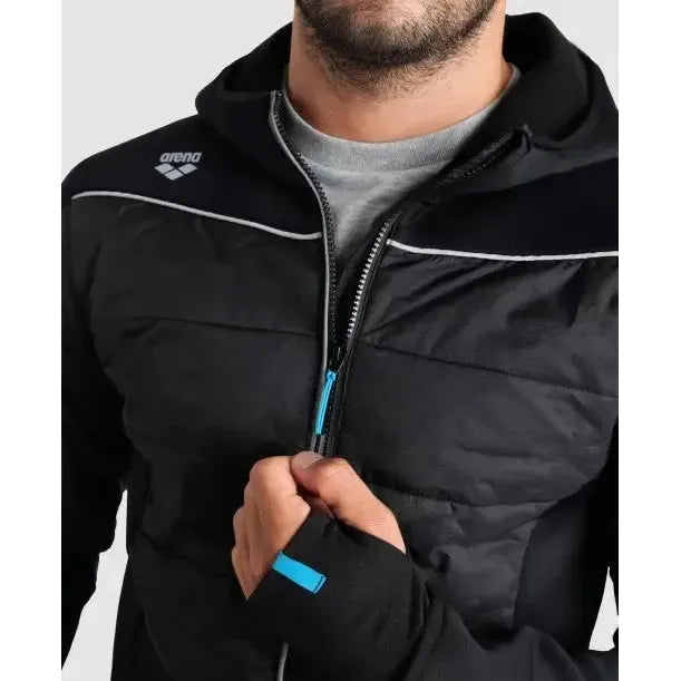 Team Hooded Half Quilted Jacket