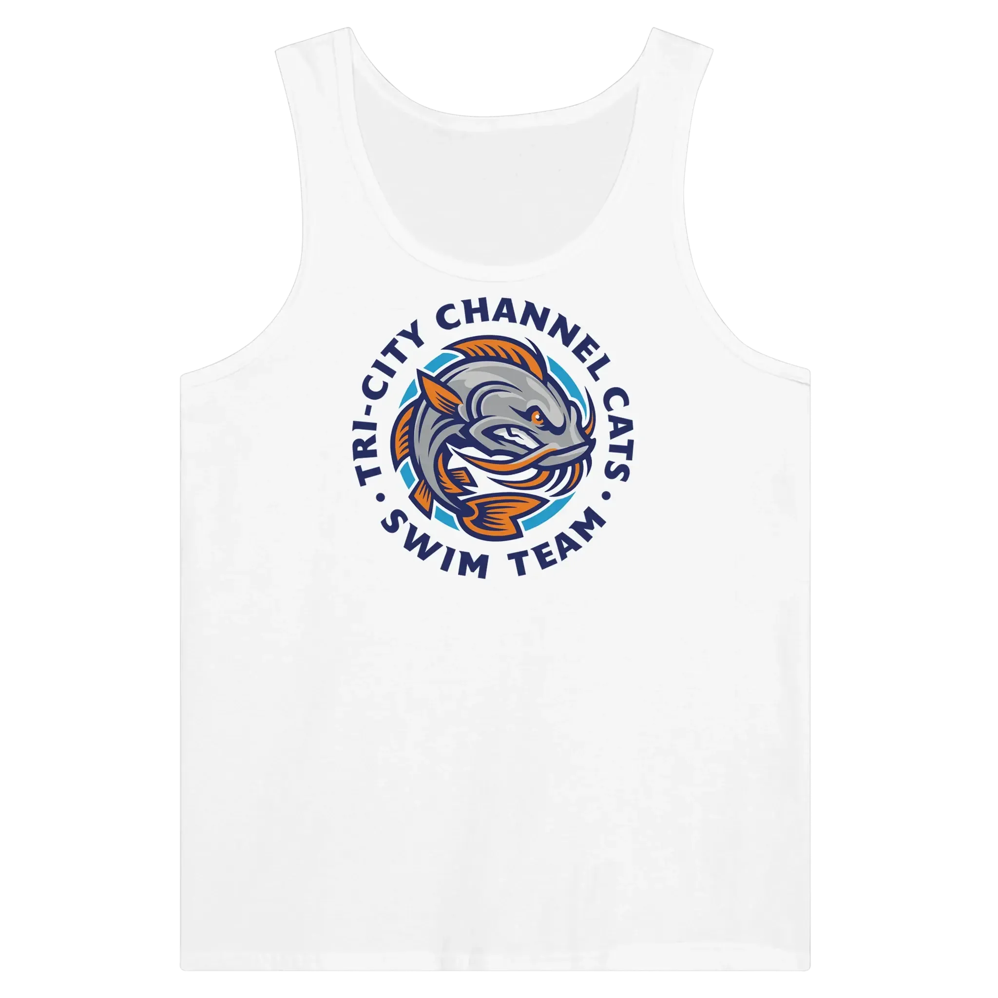Tri City Channel Cat Unisex Tank Top