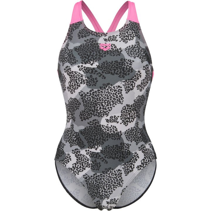 Women's Camo V Back One-Piece