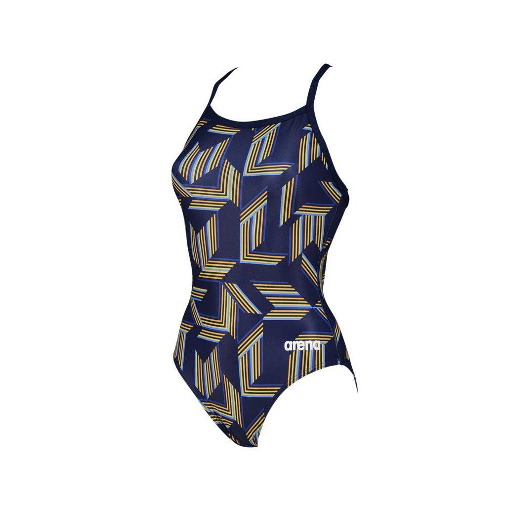 Arena Women's Puzzled Light Drop Back One Piece