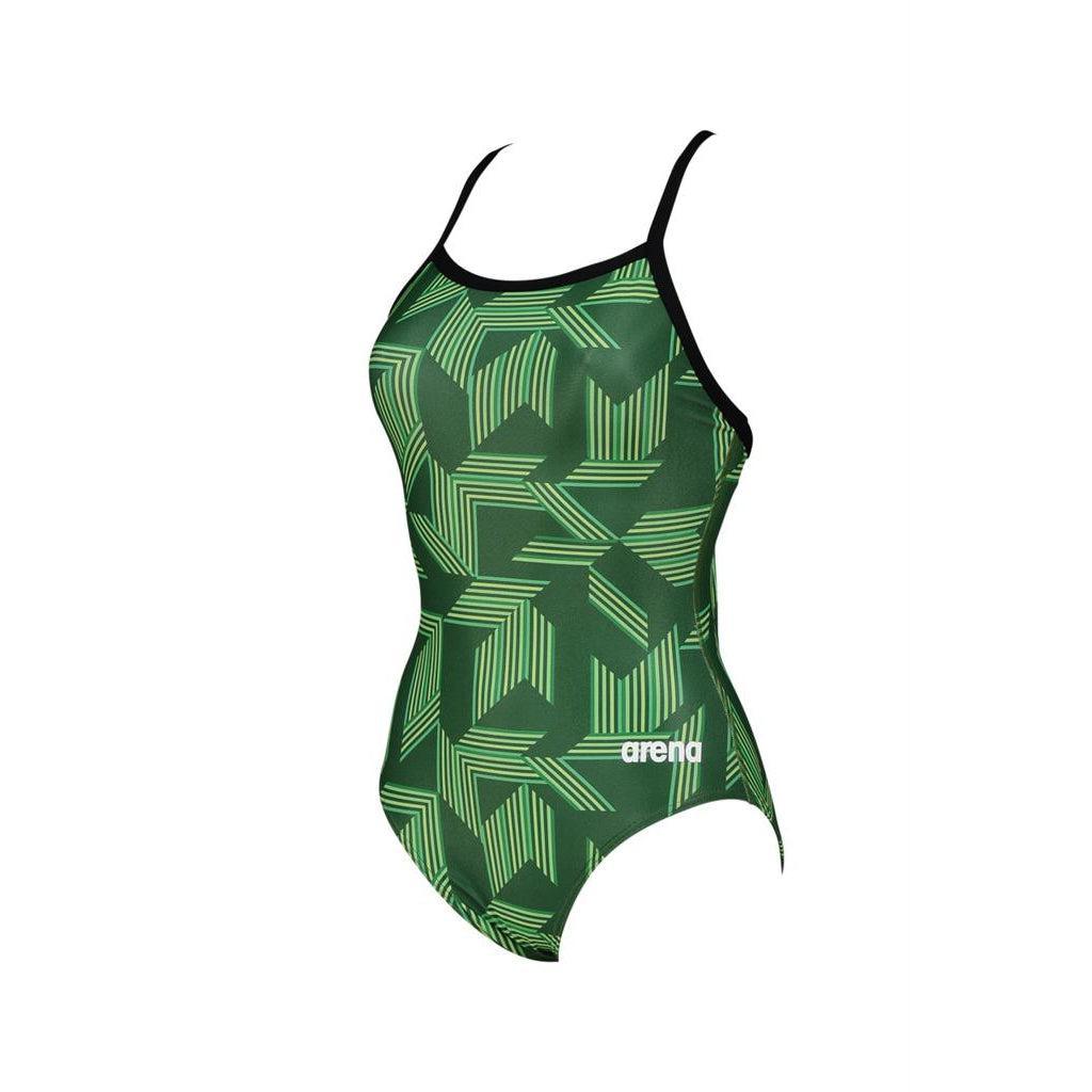 Arena Women's Puzzled Light Drop Back One Piece