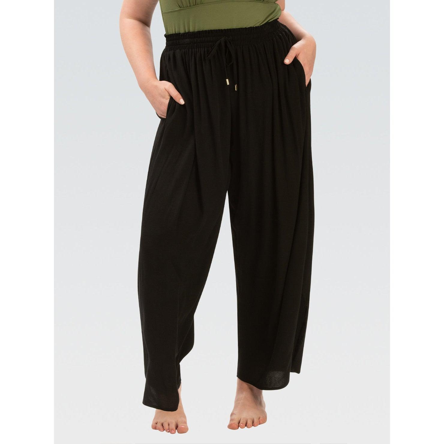 Dolfin Solid Palazzo Pant Cover Up