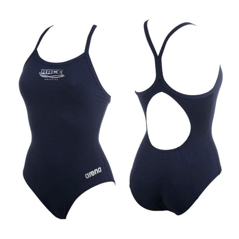 Race Aquatics Arena Team Solid Light Drop Back w/ Logo