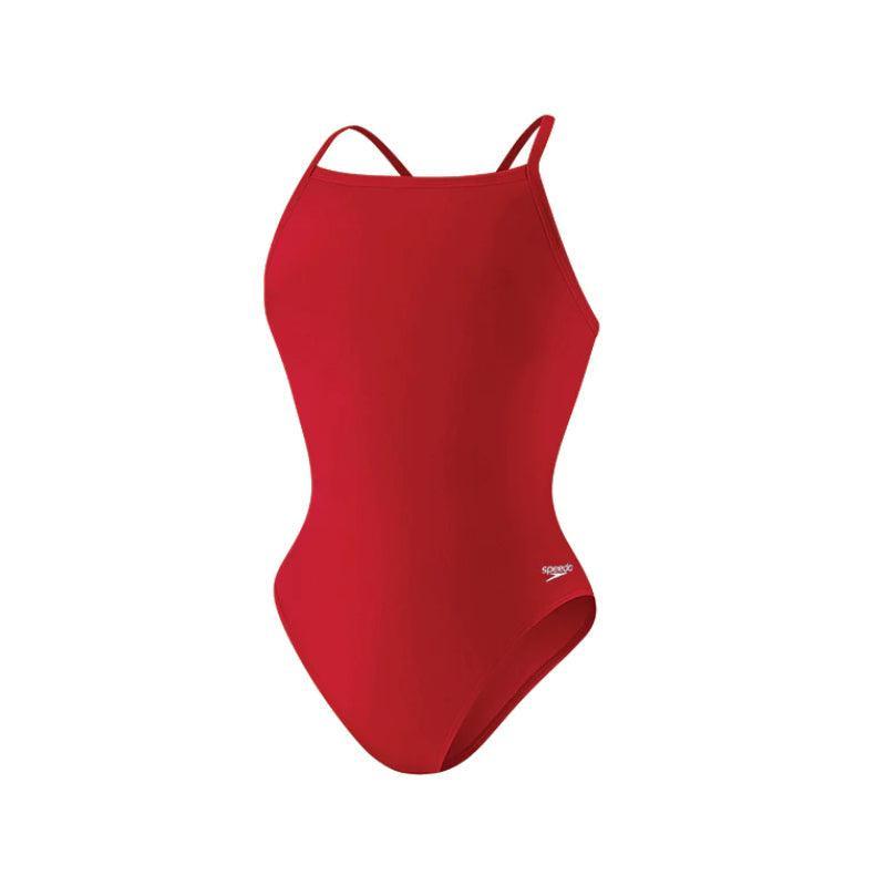 Speedo Women's Solid Flyback One Piece