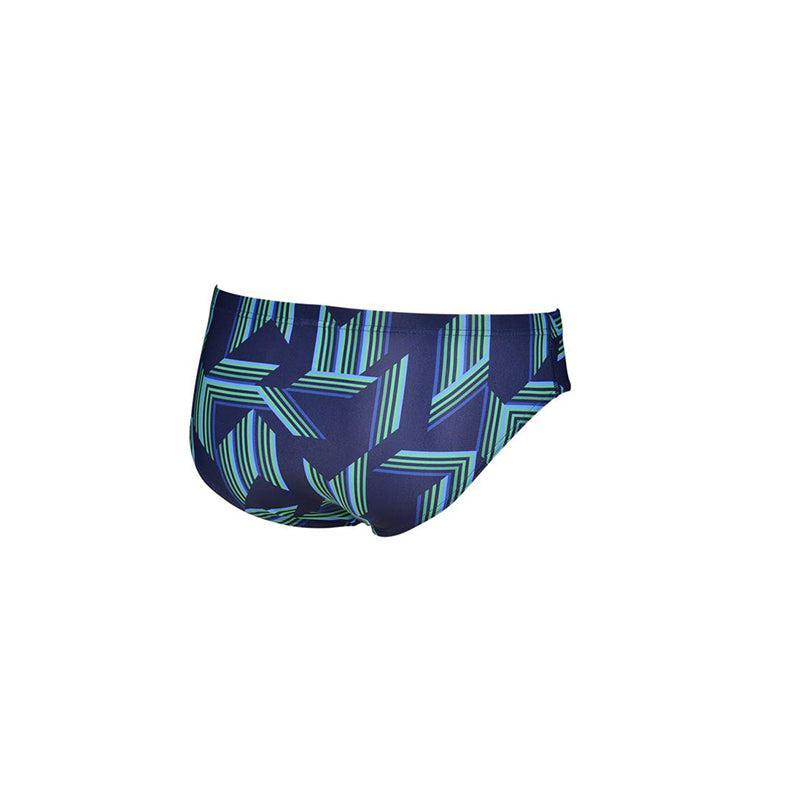 Team Arena Puzzled Brief - Navy/Green