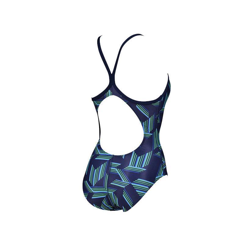 Team Arena Puzzled Light Drop Back - Navy/Green
