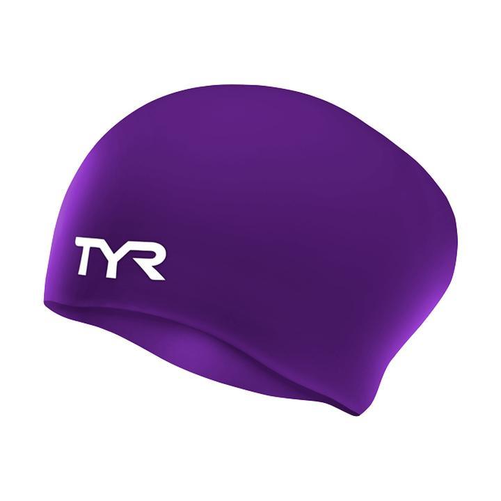 TYR Long Hair Silicone Swim Cap