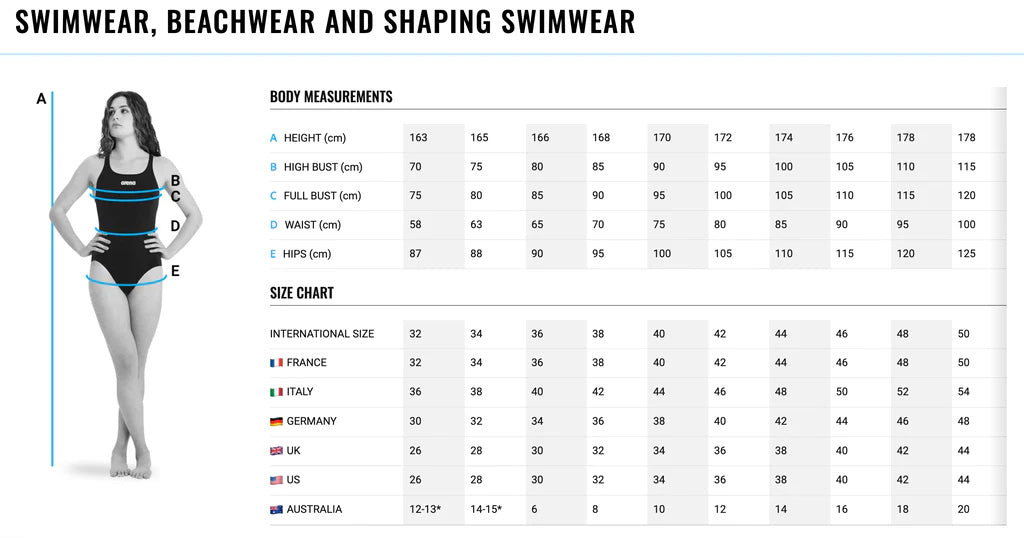How to Size Competitive Swim Suits 