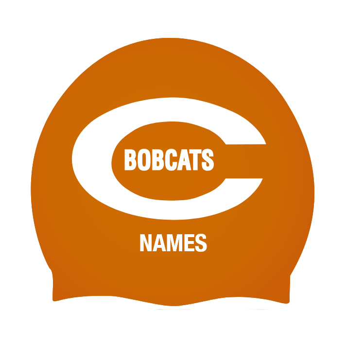 2x Celina Bobcats Silicone Caps w/ Team Logo And Name