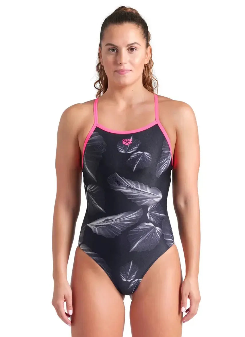 Women's Frozen Leave Light Drop Back One Piece