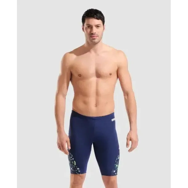 Arena Men's Confetti Swim Jammer | Blue Green