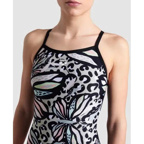 Arena Women's Butterflies Light Drop Back One Piece