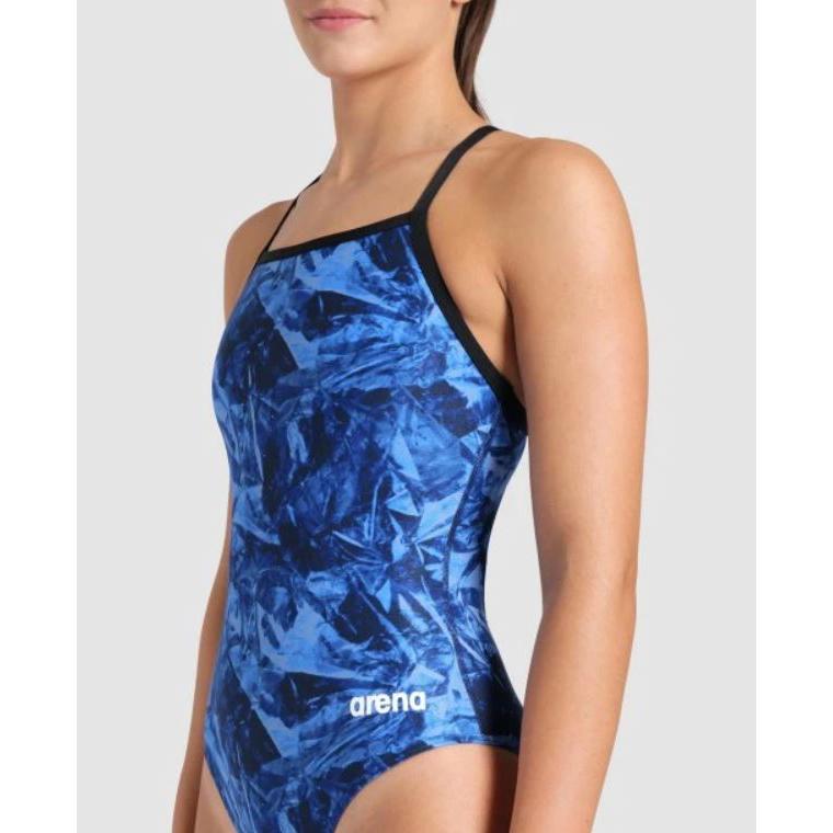 Arena Women's Crackle Swimsuit Light Drop Back One Piece